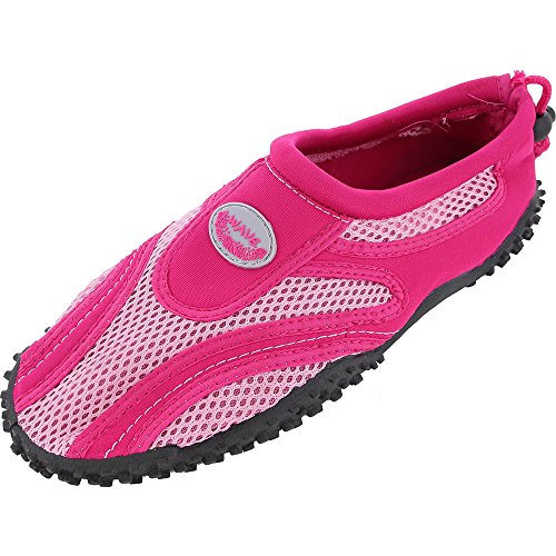 Easy USA Womens Aqua Wave Water Shoes (9, Fucshia/Pink 1185L)
