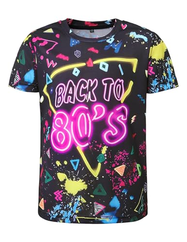 Disfraz para niños 80s 90s 6 piezas Hip Hop Rapper miniatura 5