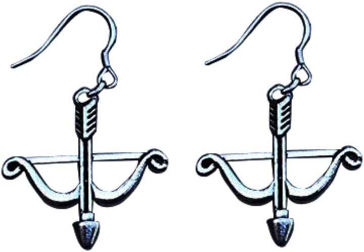Archery Earrings- Bow and Arrow Charm Dangle Earrings, Archery Jewelry, Gift For Women, Teens