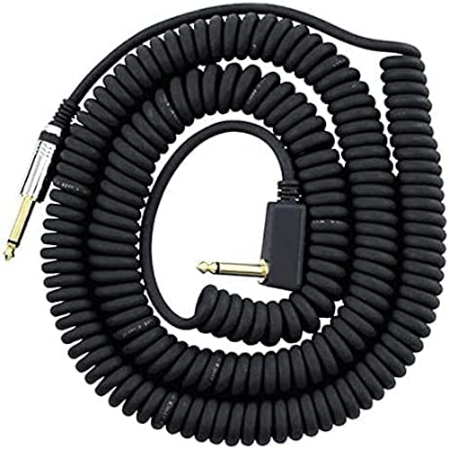 Vox VCC090BL - Cavo audio, stile retrò, con custodia a rete nera, 9 m