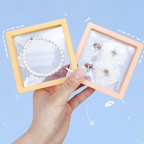 Miniatura 7 de Soporte de exhibición de marco flotante 3D, caja de almacenamiento de joyas transparente, vitrina de monedas, para monedas de desafío, antiguo,