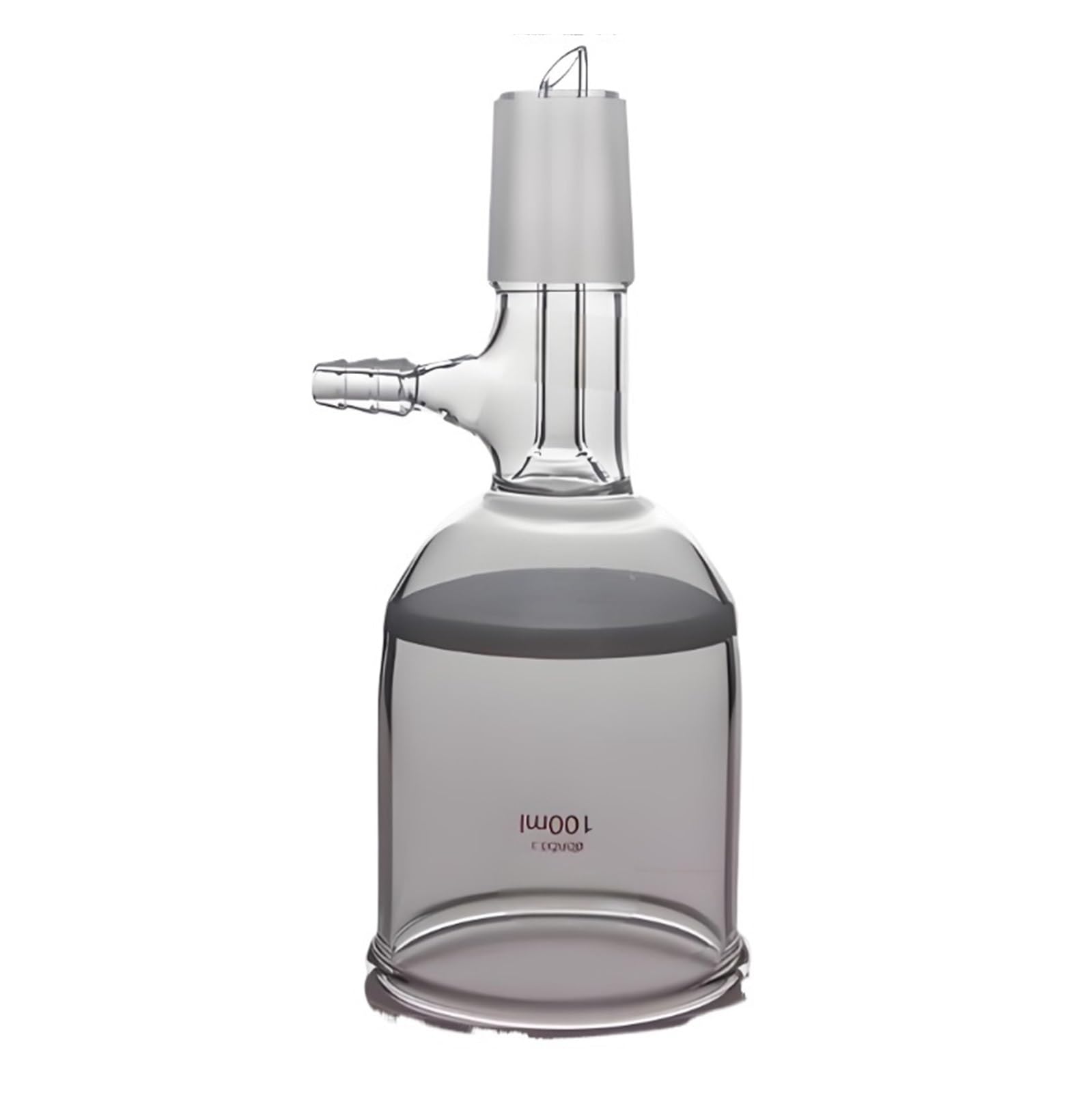 Laborglas-Filtertrichter, Saugtrichter mit Abzweigrohr, G3-Sandkern, Laborausrüstung(100mL Caliber 19mm)