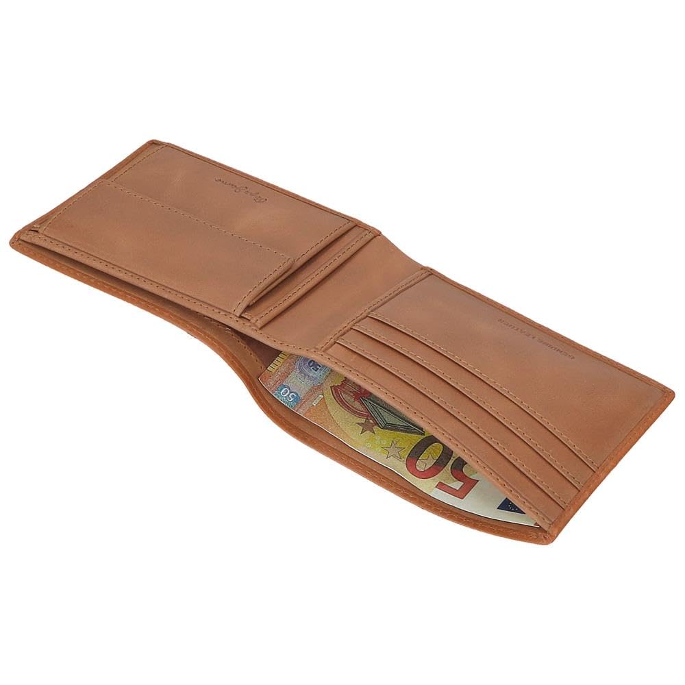 Pepe Jeans Cracker Billetero con Monedero Beige 12,5x9,5x1 cms Piel by Joumma Bags