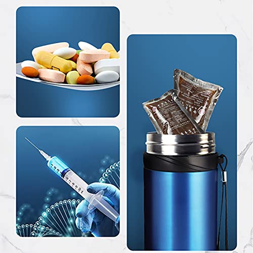DFYR Estojo de viagem refrigerador de insulina médica, carregador USB, medicamentos para diabéticos,