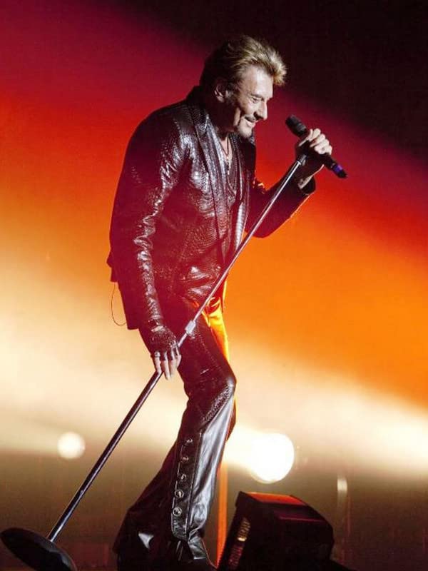 JLANEZI 5D Diamond Painting Johnny Hallyday Plein Rond Diamond Peinture Point De Croix Couture Décoratif À La Maison,E71,60x80cm