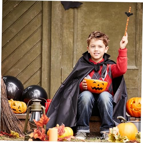 50 pitillos de papel para fiesta de Halloween miniatura 6