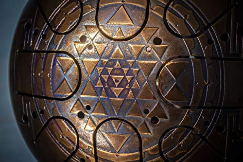 Tank Drum Kosmosky 9" (22 cm) Sri Yantra D minor pentatonic miniatura 2
