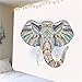 xkjymx Decorativo Cielo Estrellado impresión de Pared Tapiz del hogar Tapiz de Pared decoración del hogar Cabeza de Elefante Blanco 130 * 150