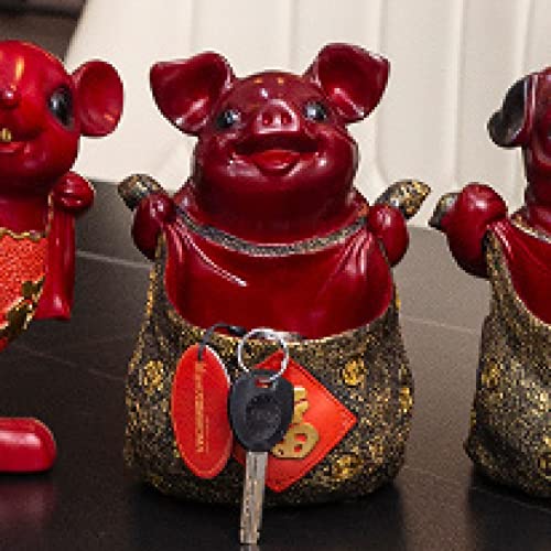 Cochon boîte de rangement créatif pour bureau et salon
