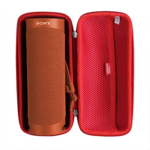 Hermitshell Travel Case for Sony SRS-XB23 Extra BASS Wireless Portable Speaker (Red)