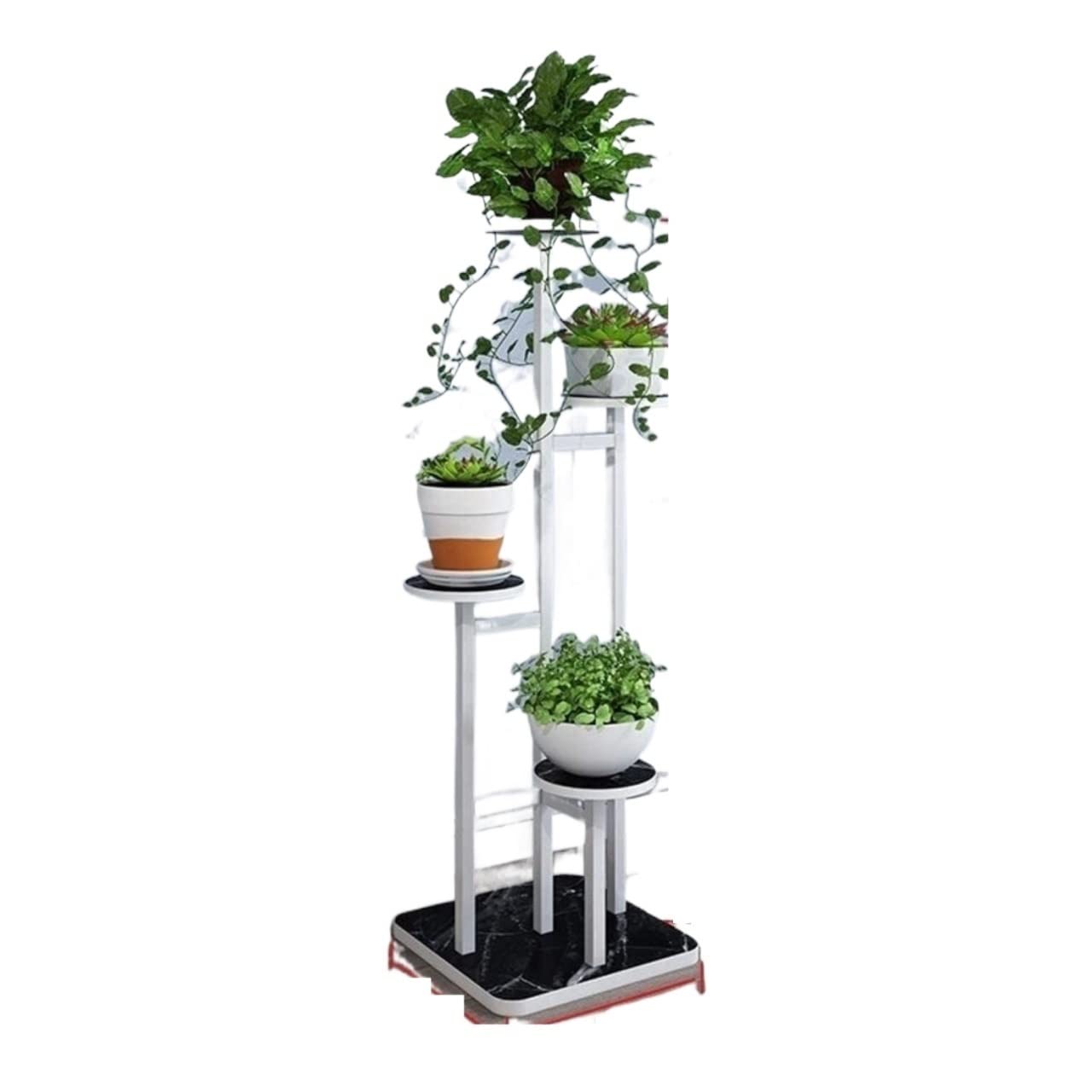 YYLMKMFC-AE Plant Shelves Flower Holder Simple Modern Flower Stand Floor Planter Holder Metal Stand For Home Indoor Outdoor(E,100cm)