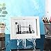 HESTYA 8 Pcs Clear Acrylic Easels Plate Stands Holders to Display Pictures or Other Items for Display Decoration (4.5 Inch)