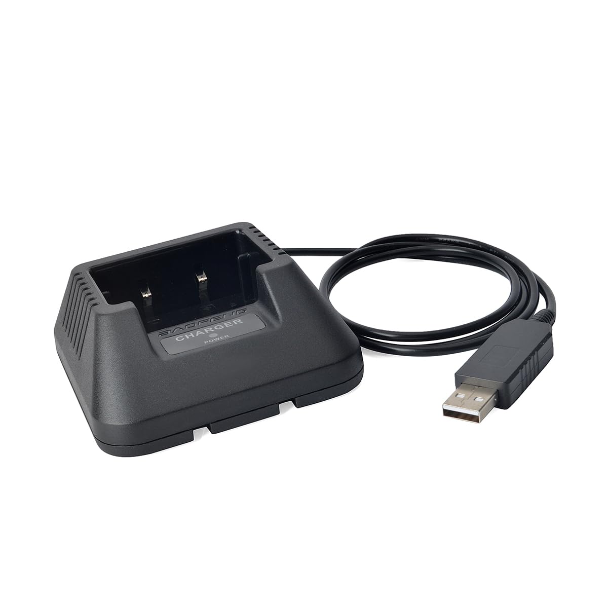 CH-5R Caricabatterie USB sostitutivo per walkie talkie – Cavo di ricarica compatibile con Baofeng UV-5R UV-5RE DM-5R e ricetrasmettitori bidirezionali