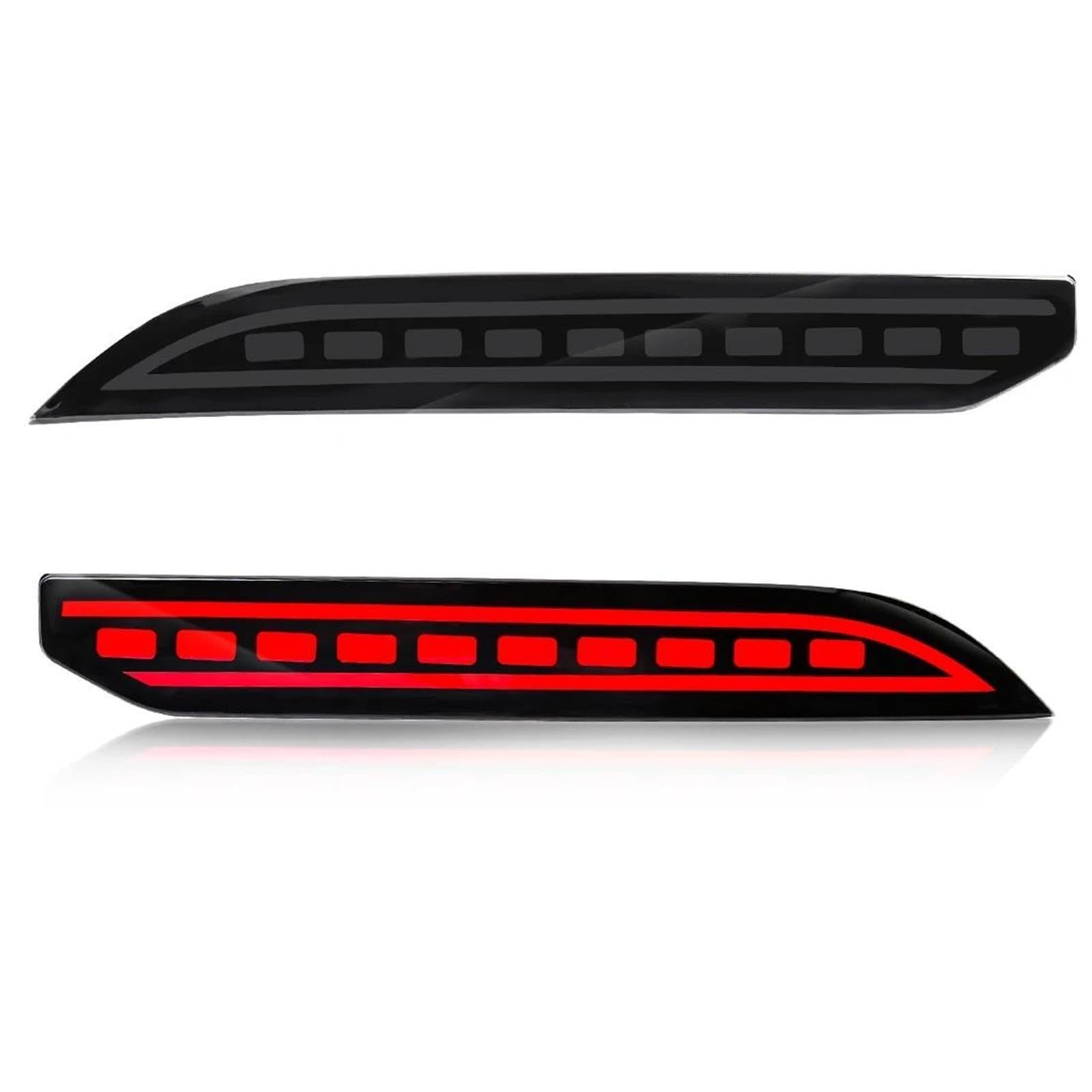 Para Jeep Grand Cherokee 2021-2024 Luz LED Reflectora Parachoques Trasero