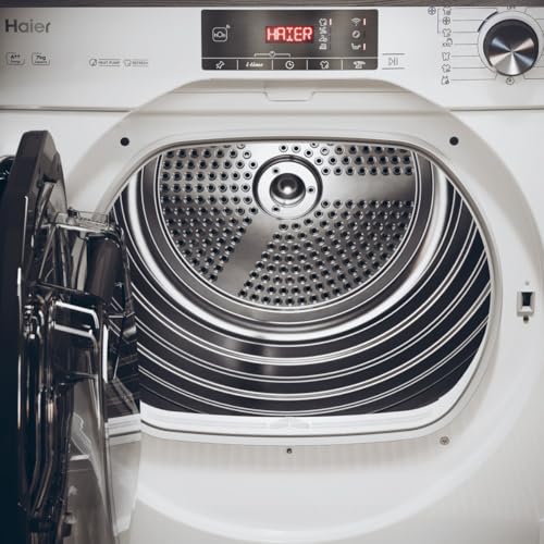 Sèche-Linge HAIER HDBI H7A2TBEX-S – 7kg, Connectivité WiFi, 14 Programmes - vue 7