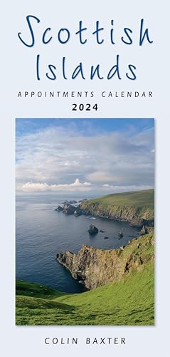 2024 Scotland Calendar: Scottish Islands Appointments - Slim Wall Calendar