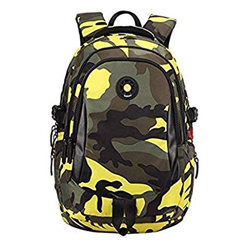 Mochila Niño Camuflaje Mochilas Escolares Impermeable de morrales de Multi Función