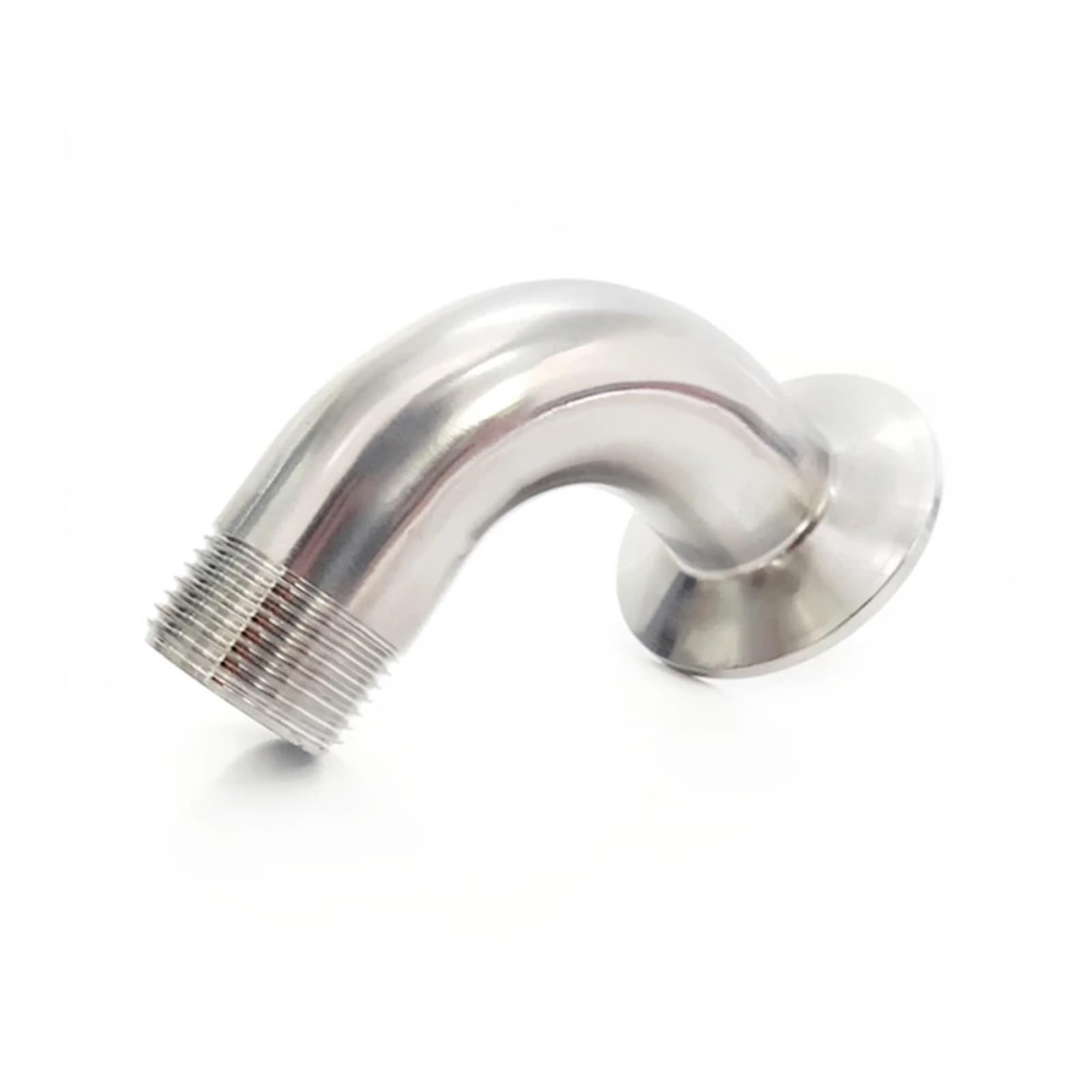 Accesorio de tubería roscado Macho BSP de 1/2'' a 2'' (DN15-DN50), Codo de 90 Grados, Abrazadera Triple de 1,5'', Casquillo de 50,5 mm(DN40OD64)