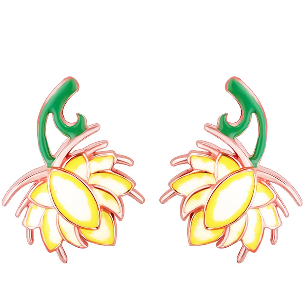 GIVA 925 Silver Bhumi Rose Gold Brilliant brahma Kamal Earrings| drops to Gift Women & Girls | With Certificate of Authenticity and 925 Stamp | 6 Months Warranty* (B0CJ3744PG) Amazon Price History, Amazon Price Tracker