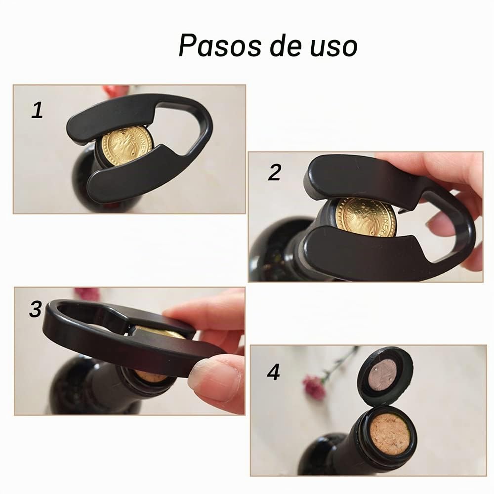 Cortador Papel Vino, Cortador de Vino, Cortador Cápsulas Para Vino, Para Quitar el Papel de Aluminio Las Botellas Vino