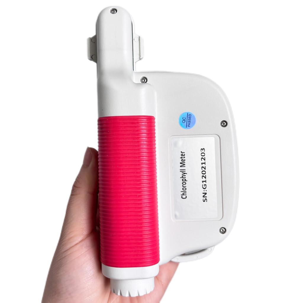 Chlorophyll Meter with Chlorophyll Range 0.0-99.9 SPAD Leaf Temperature Range -10-99.9℃ Measuring Area 2mm*2mm for Chlorophyll Content Leaf Temperature Measurement