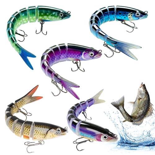 5 Pièces Kit Leurre Peche Carnassier Présentés...
