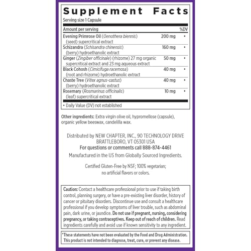Image of New Chapter Menopause Supplement - Estrotone Herbal Hormone Balance for Women in Perimenopause, with Black Cohosh for Hot Flash Relief & to Reduce Night Sweats + Vitex, No Added Hormones - 30 ct