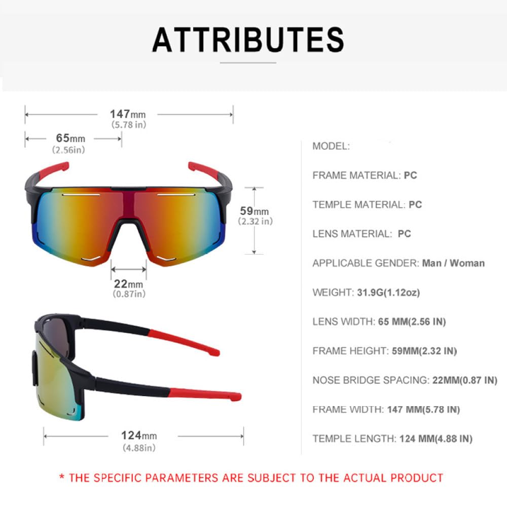 Ponadgabarytowe sportowe okulary przeciwsłoneczne męskie damskie marka moda kolarstwo wiatroszczelne okulary przeciwsłoneczne męskie odcienie UV400