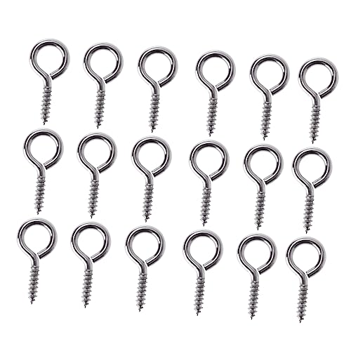 OSALADI Ergonomic Design 50pcs Screw Eye Pins Strong Structure for Jewelry Screw Eye ()