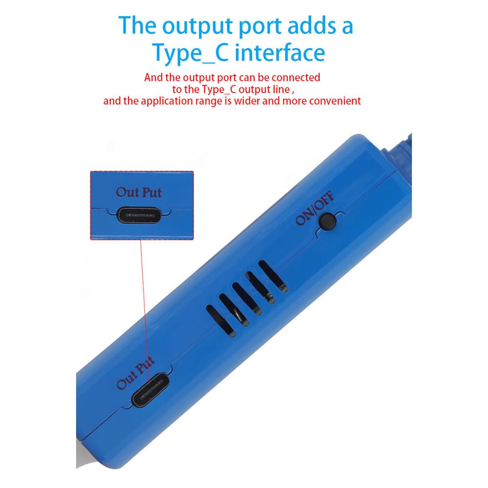 Cocoarm BY 3200S di Controllo Portatile per Avvio di Alimentazione Caricatore Rapido USB in Lega di Alluminio con Display LCD 5 Protezioni per 2008 2023 Tecnici di Riparazione e Uso di Manutenzione