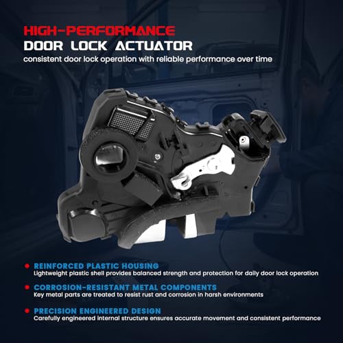 Image of KELOKE Door Lock Latch Actuator Compatible with Toyota Tundra RAV4 Camry 4Runner Sequoia & Lexus RX350 RX450h GS350 LS460 & Scion tC xB xD, 2006-2019, Front Left, Replace 69040-0C050 931401