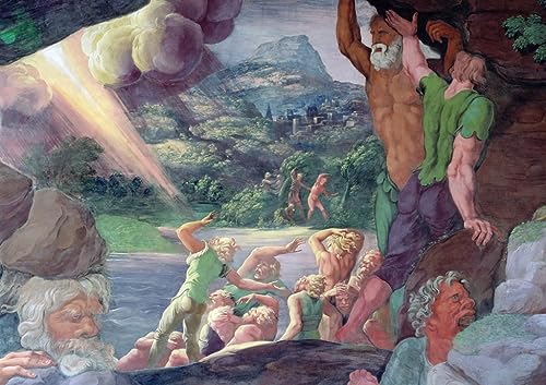 Impression d'art Giulio Romano Sala Dei Giganti tableau décoration salon 60x90