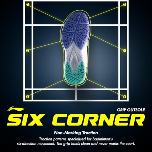 Image of Li-Ning All Round Non Marking Badminton Shoes | All Indoor Sports | Lightweight, Breathable, Grippy & Durable | High Rebound Cushioning | Stable Heel Support