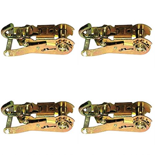 BA Products 38-20SJ1-x4, Set of 4 Wide Handle Ratchets with Swivel J Hook for Century, JerrDan, Wheel Lift L arm and Other tie Down Applications