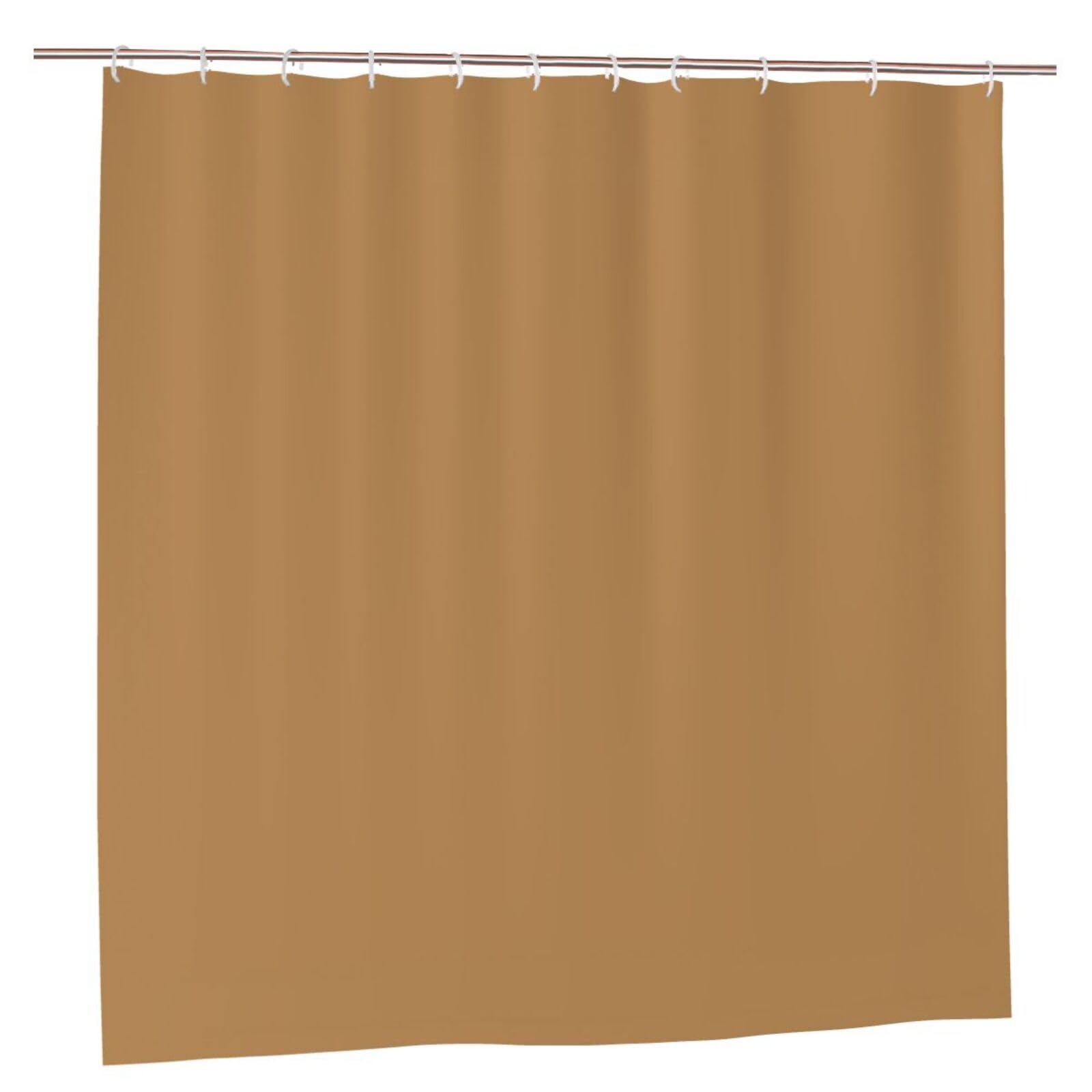 Klgrtjhk Plastic Brown Shower Curtain 72X72in Bathroom Curtain﻿