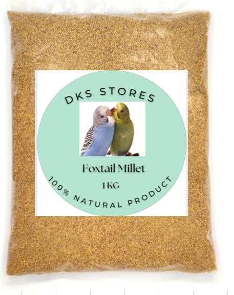 Foxtail Millet (Kangni or Thinai), Bird Food for All Life Stages Canary, Finches, Waxbills, Budgies, Lovebirds, Cockatiels, Parrots & Parakeets, 1000 gram (B0C7CBN9Y6) Amazon Price History, Amazon Price Tracker