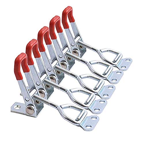 Accessbuy Toggle Steel Latch Catch Clip Clamp Hasp Metal For Tool Boxes, Trunk, Cases (AC034) - Thumbnail 2