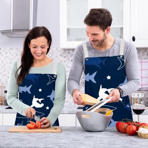 Tablier de cuisine multicolore avec 4 broches pour ajustement parfait