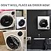 CTT 13 Lbs. Capacity/3.5 Cu.Ft. Intelligent Compact Portable Tumble Clothes Laundry Dryer, Intelligent Humidity Sensor - White