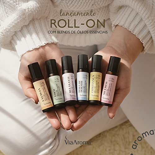 Blend Roll-On Foco Com Óleos Essenciais de Vetiver, Limão Tahiti e Alecrim - O Blend Perfeito Para M