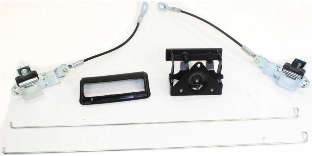 Evan Fischer Tailgate Latch Kit compatible with Chevrolet 1988-1998 Chevrolet K1500, C1500, Fits 1988-1998 GMC K1500 & C1500, For Fleetside Model, with Lock