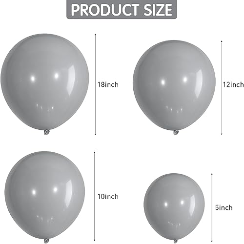 Miniatura 2 de 100 globos de látex de diferentes tamaños de 1812105 pulgadas, kit de globos de fiesta para Halloween, Navidad, Acción de Gracias, baby shower,