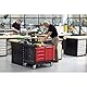 Rubbermaid Commercial Products TradeMaster 4 Drawer 1 Door Mobile Cabinet - Black