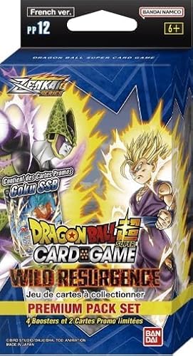 BANDAI - Dragonball Super Card Game - Zenkai Series Set 04 Wild Resurgence Premium Pack PP12 Display