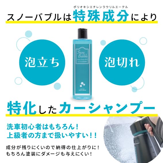 MEN スノーバブルセット Amazon.co.jp: ながら洗車: スノーバブル