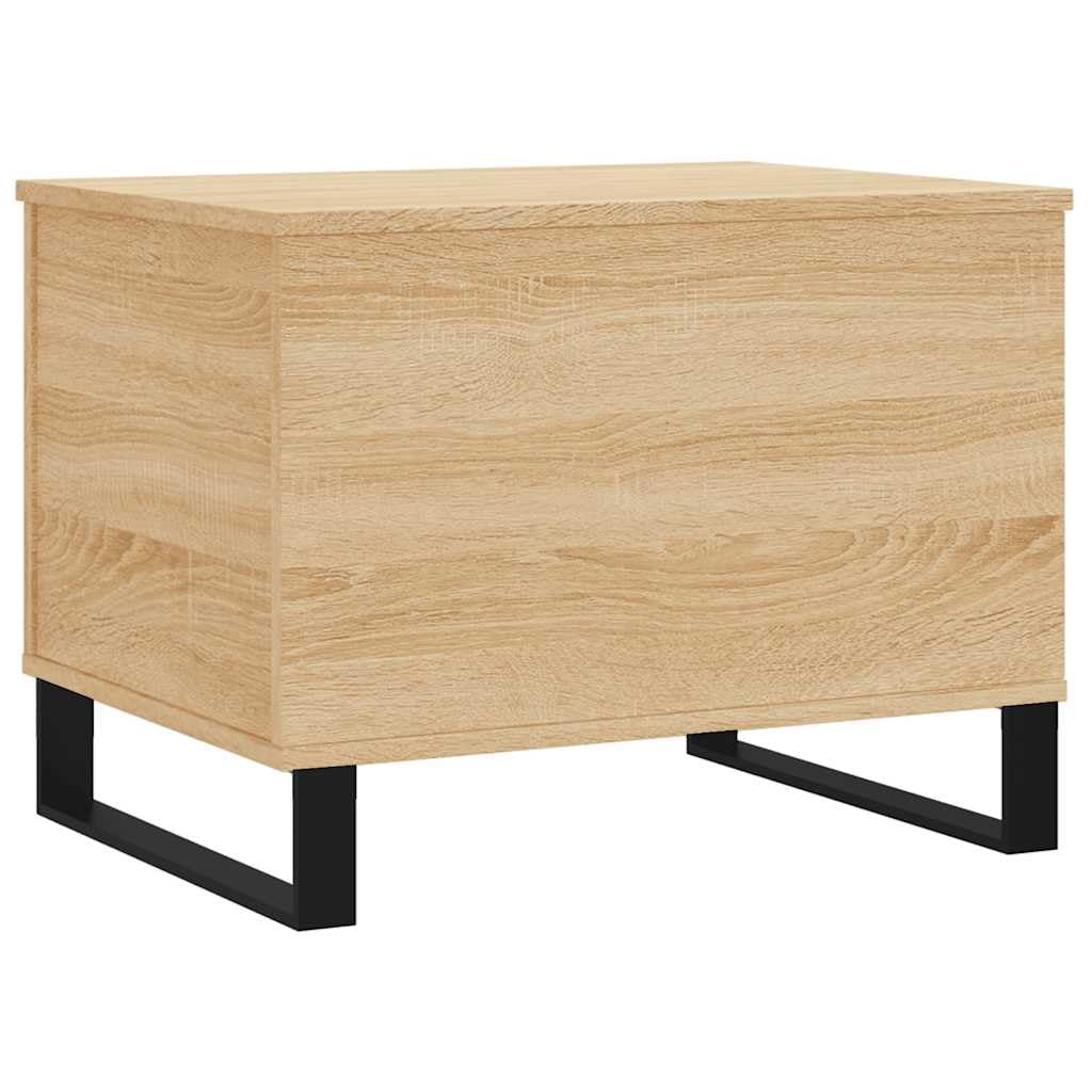 Générique Stolik kawowy Ingenierie Wood 60x44,5x45 cm | Podnoszona góra, dyskretne przechowywanie, metalowe nóżki, wszechstronny salon