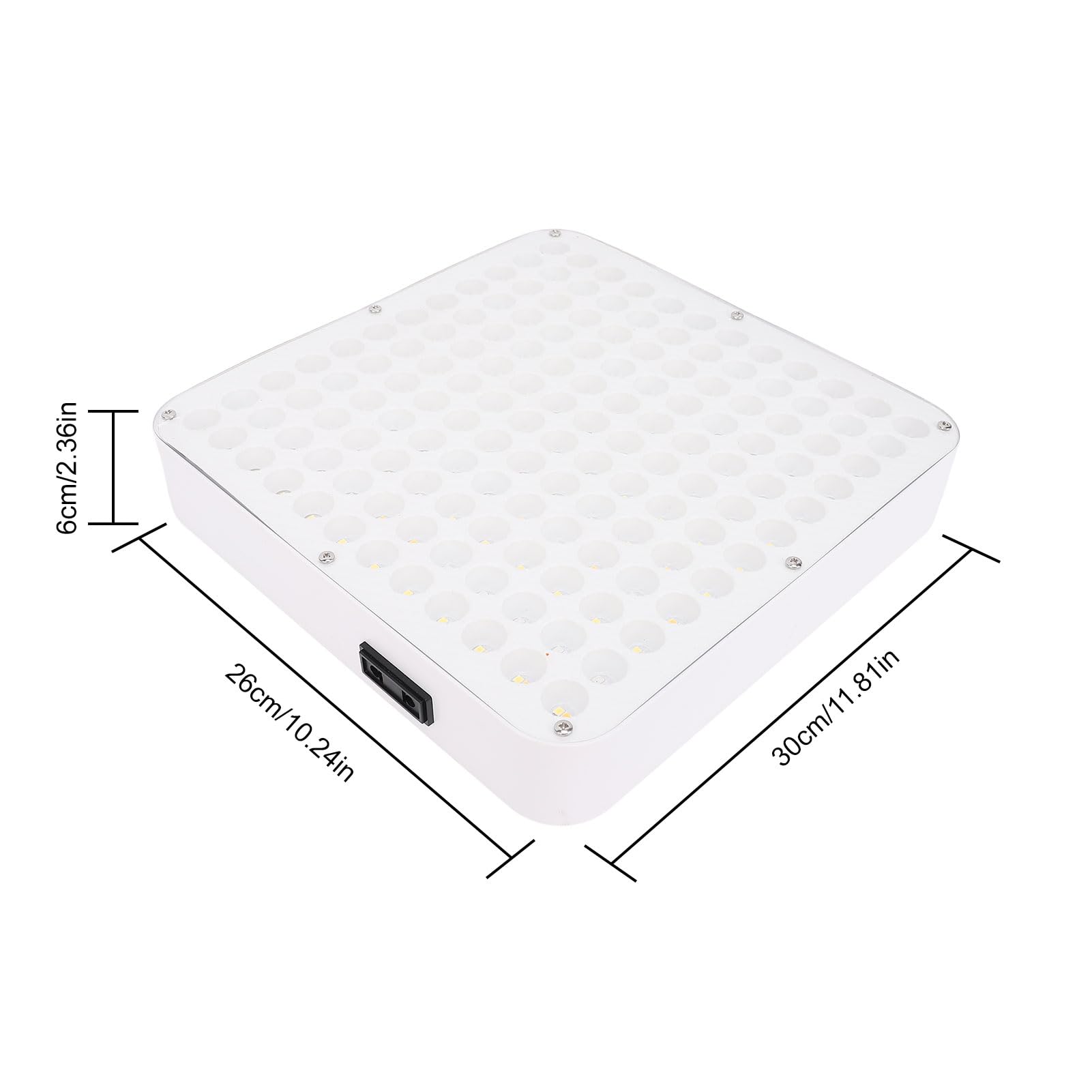 Bewinner Lámparas de Cultivo de Plantas de Espectro Completo Ajustables, Luz de Cultivo de Plantas de Espectro Completo, Dos Modos, Fácil Instalación y Uso, Luz de Cultivo LED para (Enchufe de la UE)