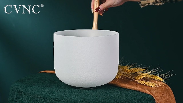 Amazon.com: CVNC 440HZ 8 Inch C Note Root Chakra Frosted Quartz