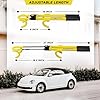 Goodyear Heavy Duty Dual Style Steering Wheel Lock Anti-Theft Device for Cars, SUVs & Trucks Locks | High-Security Locking Mechanism | Adjustable Length Clamp Double Hook Locks #4