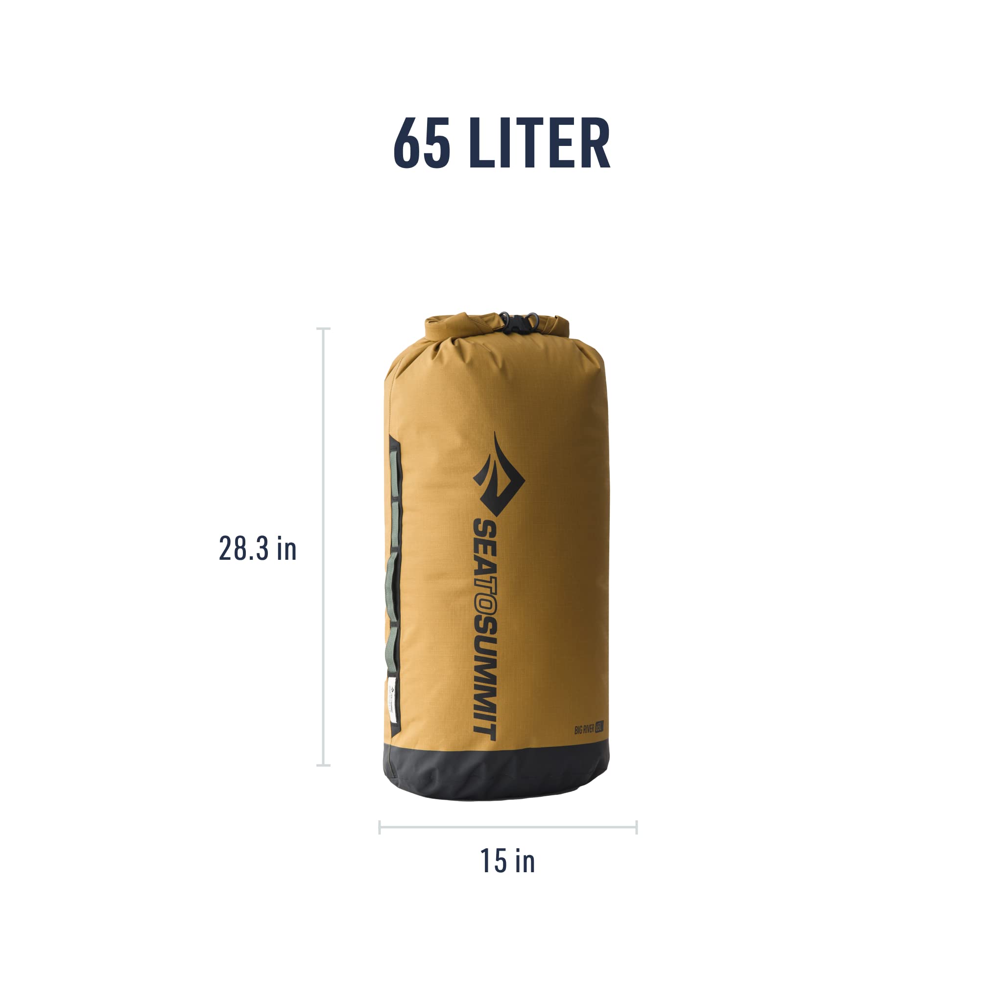 Bolsa Estanca Big River, 65 l, oliwkowy